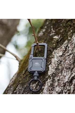 Pazly Dayanıklı Zincirli Çekmeli Anahtarlık - Uzun Bileklik, Manyetik Karabina, Çinko Alaşım, Çok Renkli, Anahtar & Araba Anahtarı İçin Çok Renkli