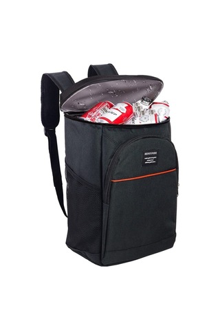 Dancemonkey Isı Yalıtım Soğutucu Sırt Çantası, Sızdırmaz Yumuşak Soğutucu Çanta, Hafif Kamp Soğutucu Gri