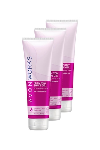 Avon Works Vücut ve Bacaklar için Tıraş Jeli 3 x 150 ML