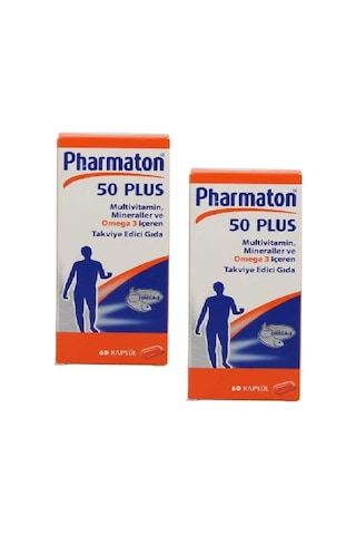 Pharmaton 50 Plus Kapsül 2 x 60 Kapsül