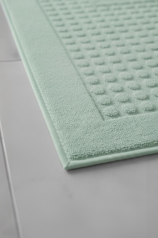 Zivra Mint Yeşili Ayak Havlusu - 70x130cm, 790gr, %100 Pamuk, Spa Ve Otel Banyo Paspası, Günlük Kullanıma Mint Yeşil