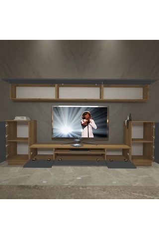 Decoraktiv Trendstyle 9 Mdf Tv Ünitesi Tv Sehpası Pera - Antrasit