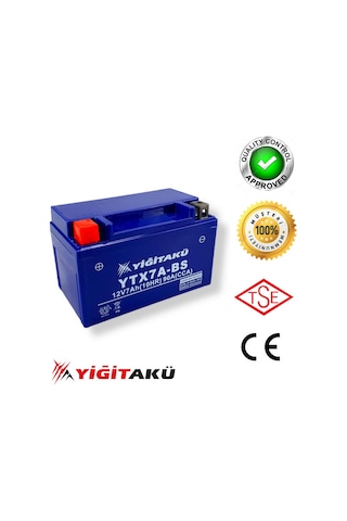 Revival Motosiklet Aküsü Ytx7a 12v/7ah Yiğit Akü