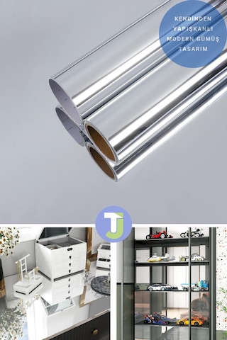 Technojet Kendinden Yapışkanlı Folyo Mutfak Banyo Tezgah Duvar Dolap Ve Masa Kaplama 60cmx500cm 001