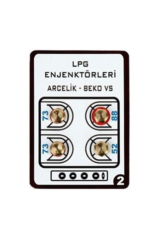 Lpg Ocak Memesi̇ Enjektör 4lü Set Arçelik Beko Uyumlu Tüp