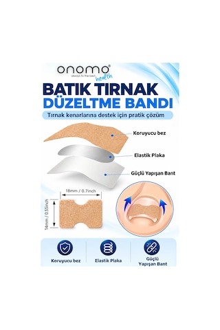 Health Ayak Batık Tırnak Düzeltme Bandı 50 Adet