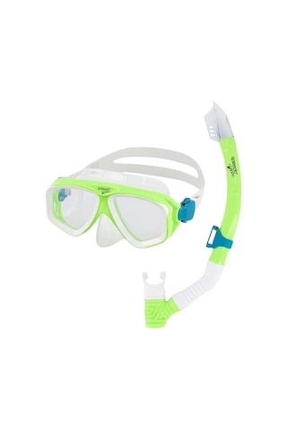Speedo Speedo Speedo Ju Adventure Mask Snorkel Unısex Çocuk Yeşil Maske Ve Şnorkel Set 20142