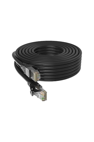 Cat6 Kablo 25 Metre Siyah
