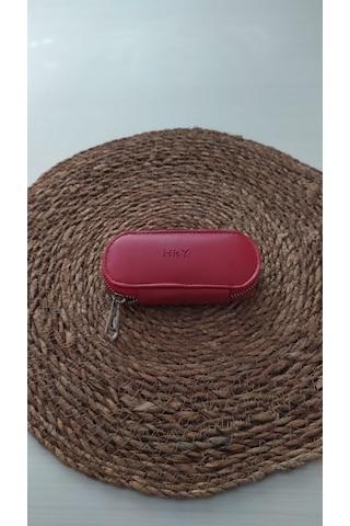 Hky Yüksek Kalite Unisex Anahtarlık Kırmızı + Çakmak