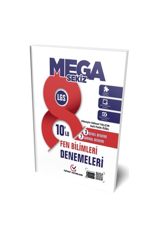 Cevap Yayınları 8. Sınıf Tüm Dersler 10 Lu Deneme Seti