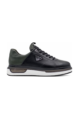 Voyager M057 Hakiki Deri Erkek Sneaker Siyah