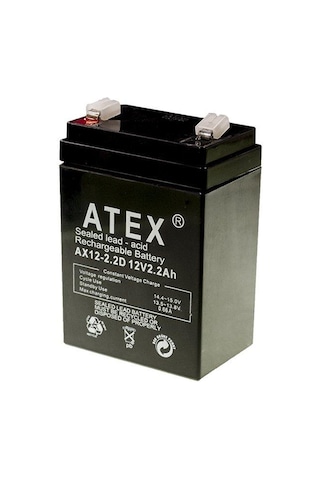 Atex 12V 2.2Ah Akü - Dik