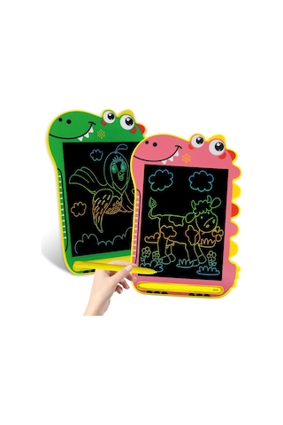 Dinozor Lcd Yazma Tableti 8.5 İnç Sıcak Satış Dijital Yazma Tablet Fabrika Fiyat Elektronik Çizim Ku Yeşil