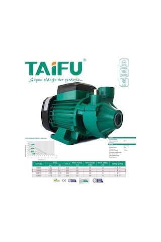 Taifu Qb60 0.5 Hp 220v Bakır Sargılı Su Pompası