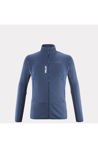 Millet Fusıon Grıd H Erkek Polar Ceket Tam Fermuarlı Mıv9465 Mıv.n0395 Mavi