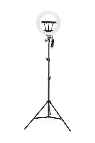 Fuchsia Fm-14r Kumandalı 34cm Işıklı Telefon Tutucu Ring Light