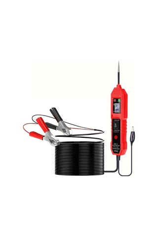 Willowhaven Yeşil 6-24v Araç Elektrik Test Cihazı Led Ekranlı Buzzerlı Oto Motor Tamir