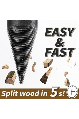 Pazly 4 Parça Yüksek Performanslı Odun Bölme Matkap Ucu Seti - Kolay Kullanım, Hızlı Ayrım