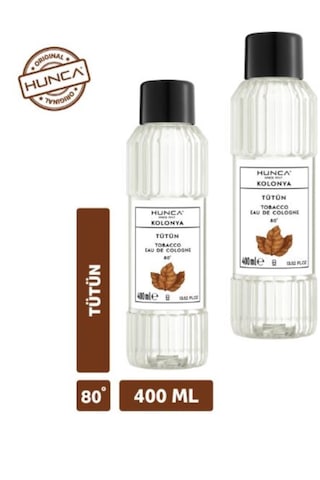 Hunca 80 Derece Tütün Kolonyası 2 x 400 ML