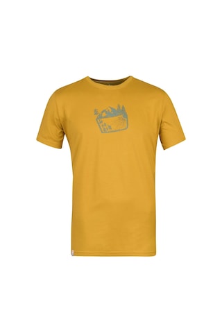Hannah Ravi Baskılı Erkek T-shirt Sarı