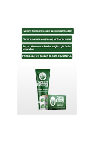 Green Bubble Besleyici Şampuan 125 ML + Keratin Kapsülü