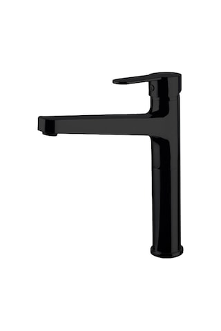 Newarc Domino 971001B Çanak Tipi Lavabo Bataryası Siyah