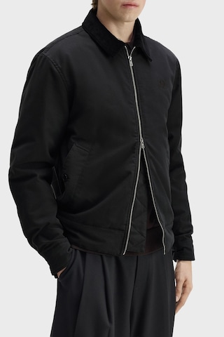 Fred Perry Pamuklu Regular Fit Kadife Yaka Mont Unisex Mont J8535 220 Siyah