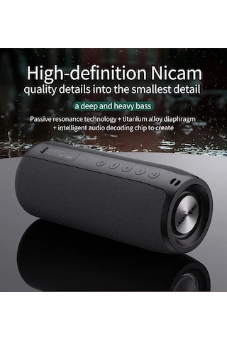 Geeksen Kırmızı Zealot S51 Bluetooth Hoparlör: 10w Hi-fi Stereo, Tws Fonksiyonu, 12 Saat Çalma Süresi, Ipx5 Su Geçirmez, Dışarıda Taşınabilir, Kart Okuyucu