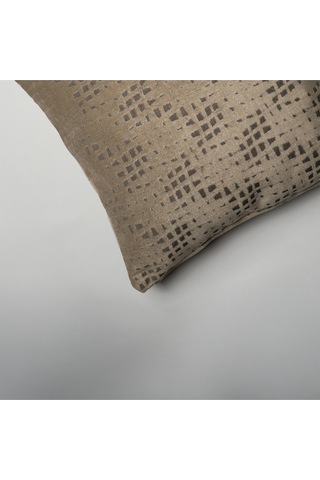 Sezyon Riva Desenli 50 50 Açık Kahverengi Kırlent Kılıfı Açık Kahverengi