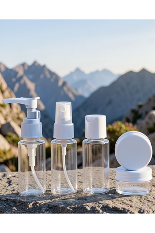 5'li Seyahat Dolum Şişe Seti 30 Ml Mavi Uczzz5liseyahatşişesimavi Diğer