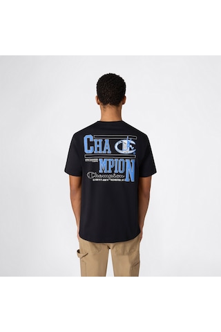Champion Relaxed Fit Erkek Siyah T-shirt 222385 2800282