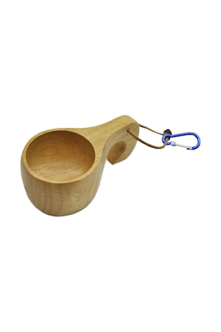 Titi 4401 Kuksa Ahşap Bardak Çok Renkli