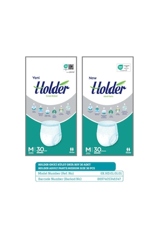 Holder Medium Emici Külot - 30 Adet M