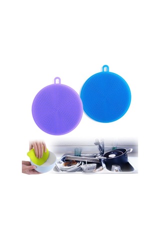 Zmc Bilişim 2'li Kir Tutmaz Tırtıklı Yüzey Bulaşık Yıkama Pedi