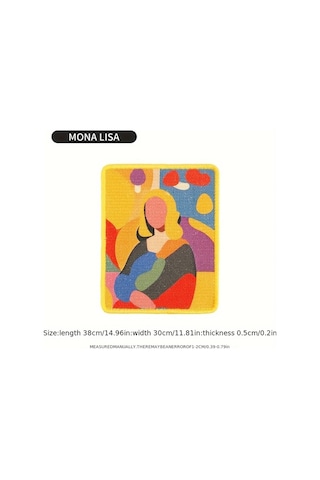 Honeybeeshop Durable Sisal Mona Lisa Duvara Monte Kedi Tirmalama Postasi Ve Mati Dikisli Kenar Yumusak Kumas Ic Mekan Oyunu