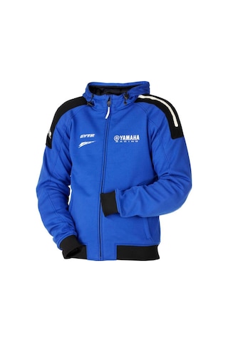 Yamaha Paddock Blue Erkek Kapüşonlu Motosiklet Montu