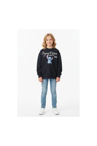 Seabubbles Stitch Çocuk Sweatshirt St09527 Lacivert