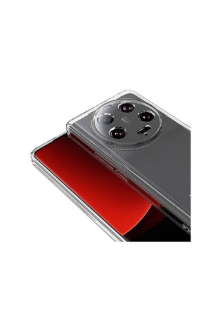 Xiaomi Mi 13 Ultra Kılıf Lüx Şeffaf Kamera Korumalı Silikon Kılıf