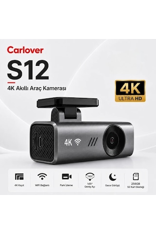 Carlover S12 4K Araç Kamerası