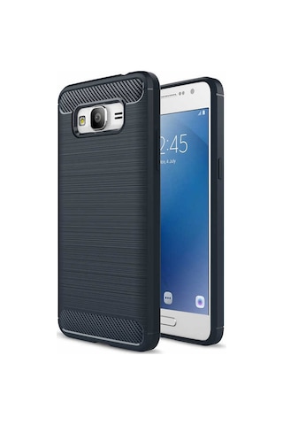 Samsung Uyumlu Galaxy J2 Prime Kılıf Zore Room Silikon Kapak Gri