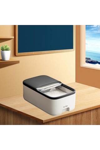 Pazly Tozu Suntek Saklama Maması L Kedi Kabı Gıda Ev Çamaşır Bx Gri