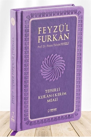Feyzü'l Furkan Tefsirli Kur'an-ı Kerim Meali Metinsiz B.boy-ciltli Lila & Sadece Meal