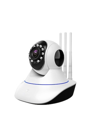 Aubyhe 1080p Hd Ev İçi Kamera: 360 Panoramik Görüş, İki Yönlü Ses, İnfrafed Gece Görüşü Ve Hareket Algılama İle Uzaktan İzleme