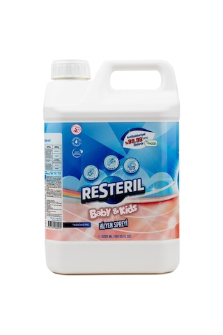 Resteril Alkolsüz Bebek - Çocuk Dezenfektan Yüzey Hijyen Spreyi 5 L