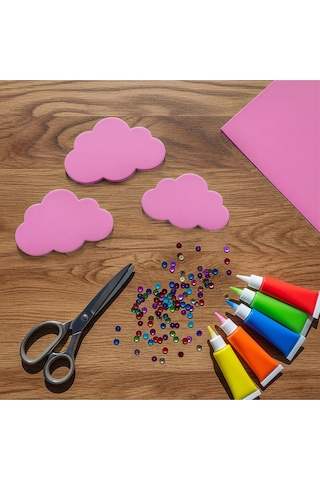 Sanatsal Kağıt 50x70 Eva Tabaka 5'li Pembe Kağıt Ürünleri
