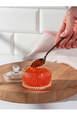 Purecrystal Kapaklı Cam İkornik Sos Kabı, 2 Adet, 85 Ml 337636322 Beyaz