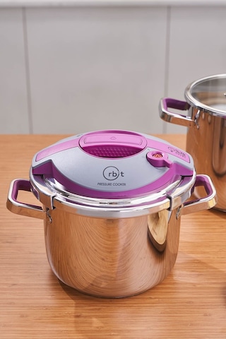 Karaca Orbit İndüksiyon Tabanlı Düdüklü Tencere Seti 6+8 Lt Violet