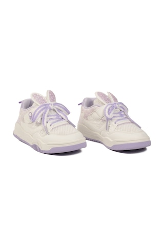 United Colors Of Benetton Lila Cırtlı Hafif Kız Çocuk Spor Ayakkabı Bnı-11411 P