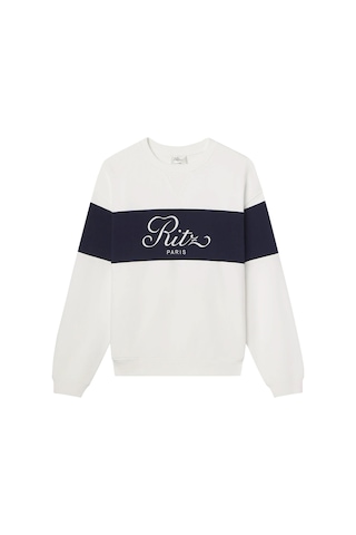 Frame Ritz Unisex Spor Kapşonlu Sweatshirt Cream