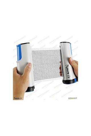 Povit Otomatik Portatif Masa Tenisi Filesi - Lks-93 Siyah